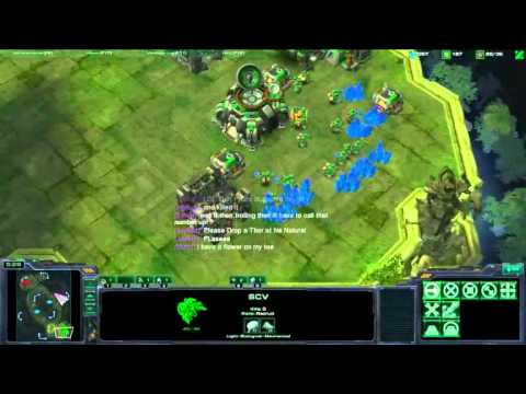 ROOTqxc (T) vs. ROOTMinigun (P) (Part 1/2) - Starcraft 2 Ladder