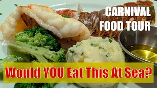 Carnival Luminosa Transpacific Cruise FOOD TOUR