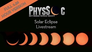 preview picture of video 'Partial Solar Eclipse 20th March 2015 - PhysSoc Nottingham'