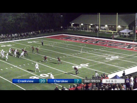 Creekview vs Cherokee - Scrimmage Football game 5 of 7