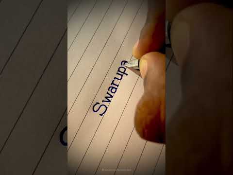 Swarupa❤️|Beautiful Handwriting #handwriting #shortsvideo #shortsindia #calligraphy