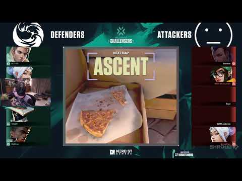 Shroud Reacts to Beast coast vs DHBK !!! VCT qualifier FT Just9n.  Map 1