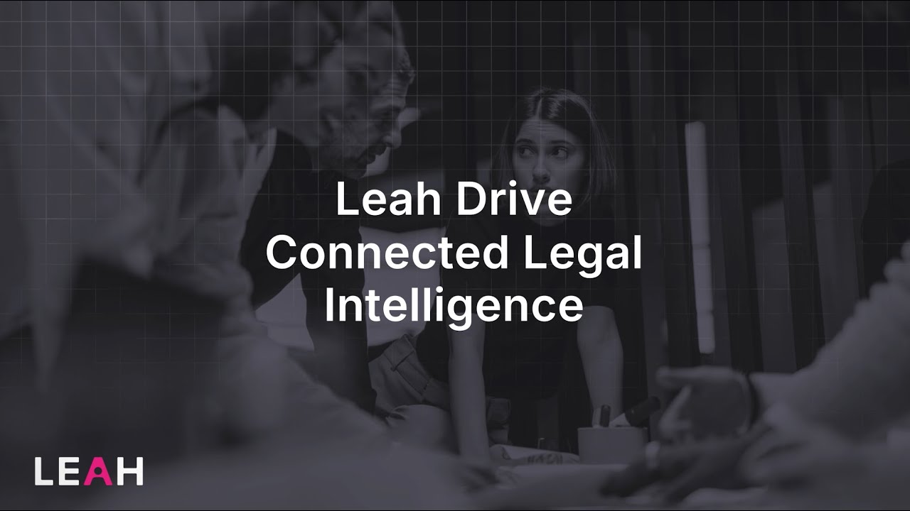 AI-Powered Command Center for Legal Documents | Leah, formerly ContractPodAi video thumbnail