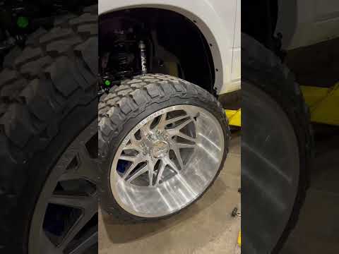 2022 RAM 2500 CUMMINS ON 24x14 AMERICAN FORCE GENESIS BRUSHED ON 33x14.50x24 FURY M/T TIRES