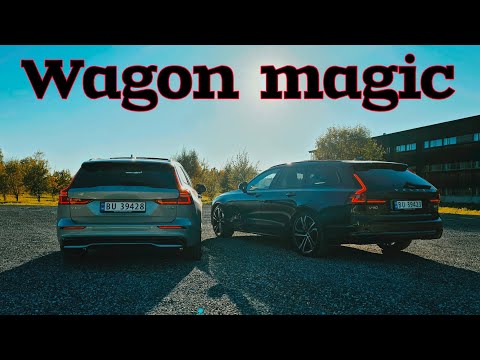 V60 vs V90 😍 Magical wagons. Same, but very different. End of sale in Norway 🇳🇴