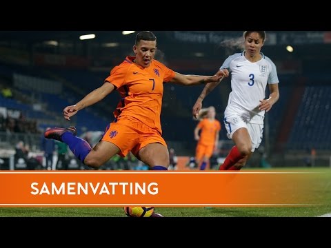 Highlights OranjeLeeuwinnen - Engeland (30/11/2016)