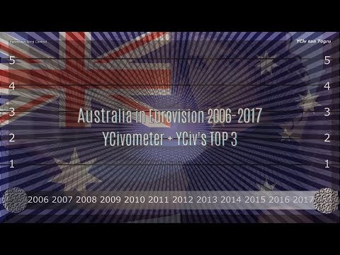 Australia in Eurovision 2006/2017 - YCiv's TOP 3 + YCivometer  - Season 5, Episode 6