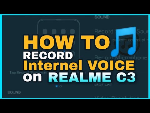 How to record internal audio on REALME C3 🔥 | IN-BUILT RECORDER | SETTINGS