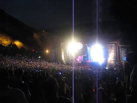 Benny Benassi @ Global Dance Festival 2009 in Denver, Colorado.  Red Rocks