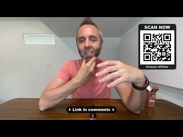 Best Beard Growth Oil for Thicker Fuller Beard - product in use
