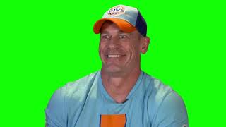 John Cena funny face green screen