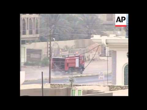 Update from Fallujah inclduding aftermath of shelling, firefighters