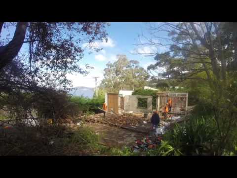 Deconstructing a whole house for re-use