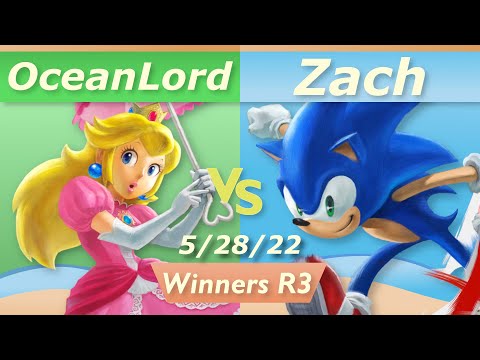SoS 05/28 | Winners R3 |  OceanLord [Peach]『VS』Zach [Sephiroth/Sonic] | Smash Ultimate SSBU