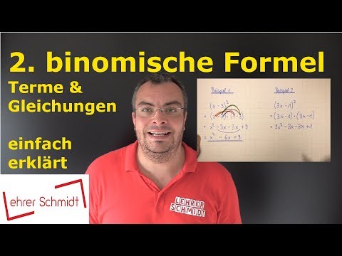 2. Binomial formula - simply explained with examples | Mathematics | Lehrerschmidt
