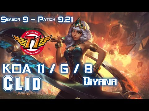 SKT T1 Clid QIYANA vs REK'SAI Jungle - Patch 9.21 EUW Ranked