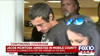 Lucedale man wanted in murder of his wife arrested in Mobile County