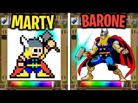 KENOIA HA BARATO contro MARCY nella GARA di DISEGNO di THOR - Minecraft ITA