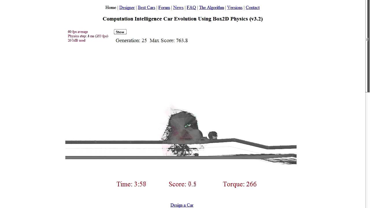 50 Generations of BoxCar 2D in 5 minutes