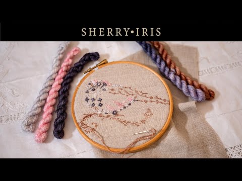 Beginning a New Slow Stitch | A New Hand Embroidered Bird