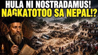 NAKAKATAKOT NA HULA ni "NOSTRADAMUS" sa NEPAL at CHINA! Hinuluan ni NOSTRADAMUS ang Flash floods
