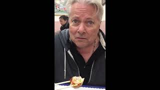 Enjoying breakfast in Chinatown