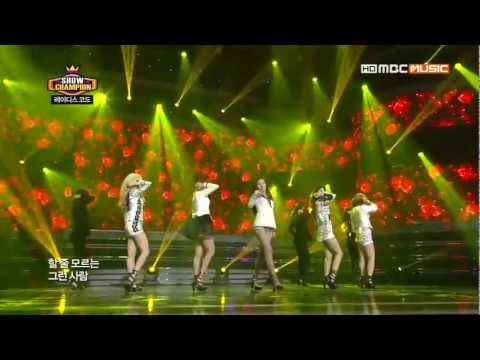 130327 Show Champion Ladies' Code 레이디스 코드 - 나쁜 여자 Bad Girl [HD]