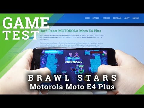 Motorola Moto E4 Plus GAME TEST - Brawl Stars Game Review
