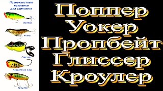 Лучшие поверхностные приманки на щуку