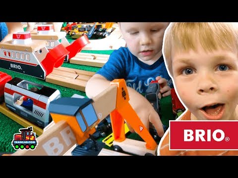 KIDS MEGA CHOO-CHOO TOY TRAIN COMPILATION - Children's Train Videos for kids BRIO Toys