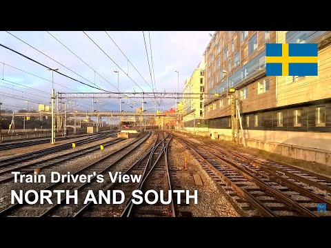 4K CABVIEW: North and South (Stockholm to Gävle to Stockholm)