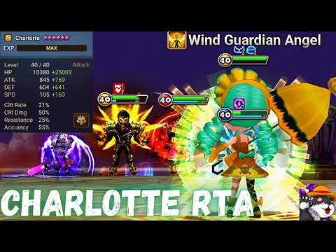 The Power Of Charlotte (Wind Occult Girl) In RTA  Summoners War