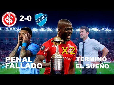 SE TERMINÓ EL SUEÑO CELESTE EN COPA LIBERTADORES| INTER 2-0 BOLÍVAR
