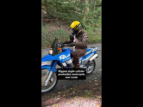 Suzuki DR Big is the World's Largest Single Cylinder Production Motorcycle