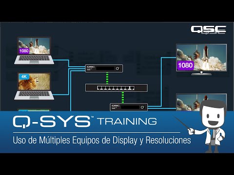 Q-SYS Video 101 Training  |  Multi-Display and Mixed Resolutions (ES)