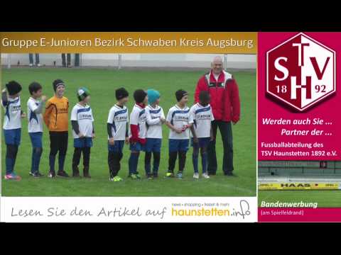 Ehrung der E Junioren des TSV Haunstetten