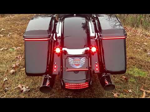 Plug and Play Quad LED Lighted License Plate Frames for Harley Davidson