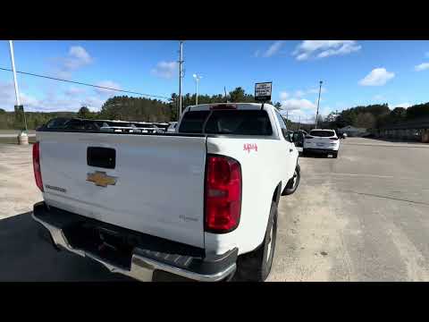 2017 Chevrolet Colorado Extended Cab Long Box 4-Wheel Drive WT in White for sale at Boyer Chevrolet Buick GMC Bancroft in Bancroft, ON