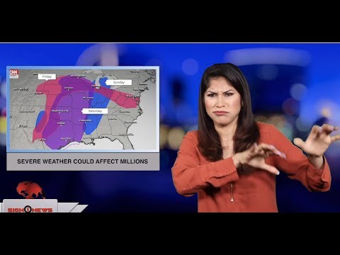Severe weather could affect millions (ASL - 5.17.19)
