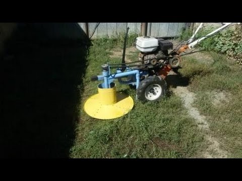 Самодельные роторные косилки для мотоблока своими руками видео и чертежи