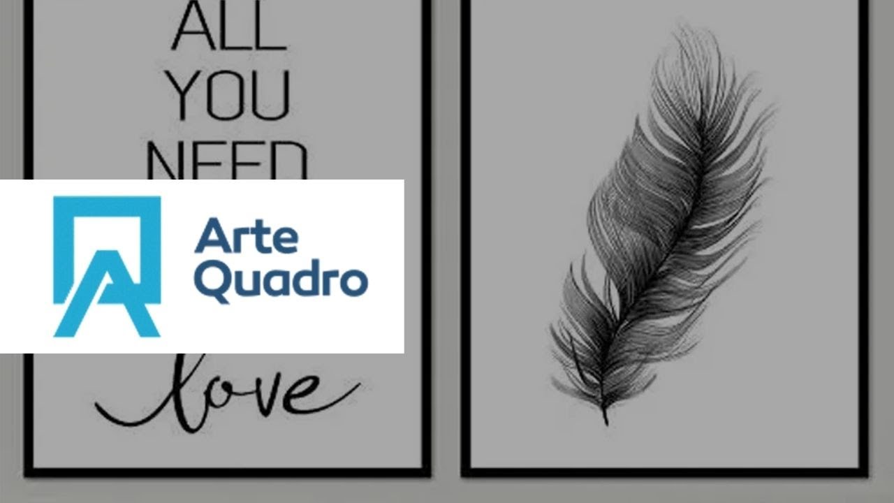 Watch Now Kit 2 Quadros Decorativos Pena Preto E Branco Escandinavo | 5345 | Arte Quadro Kit 2 Quadros Decorativos Pena Preto E Branco Escandinavo | 5345 | Arte Quadro