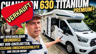 Chausson TI 630 Titanium Premium + mit Einzel-Hub-Betten, Clesana Verschweißtoilette, uvm. #camper