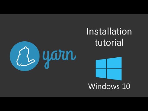 yarn install windows yarn install windows
