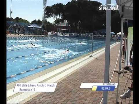 Serie 9 dei 400 Stile Libero  Assoluti Maschi Master - 13 Memorial Andrea Bettiol