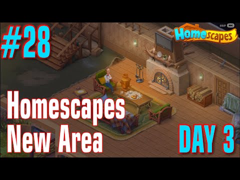 [ Episode 28 ] Austin Don't Sleep Full Night - Homescapes New Area - Day 3 Completed Part 2