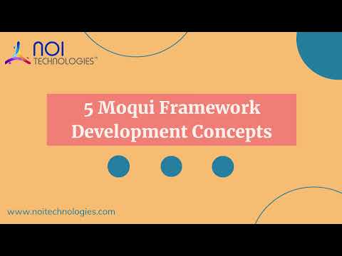 Moqui Ecosystem - 5 Moqui Framework Development Concepts | NOI Technologies Pvt Ltd