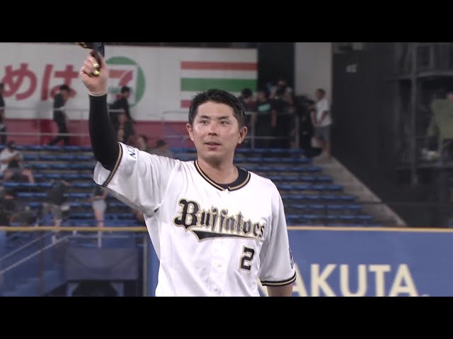 バファローズ・若月健矢選手ヒーローインタビュー 8月9日 千葉ロッテマリーンズ 対 オリックス・バファローズ