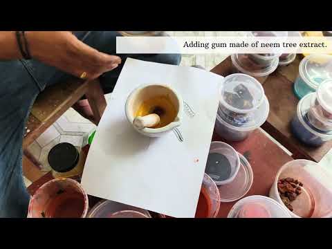 Binding the pigment preview