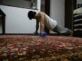 reverse grip 100 push ups in one set　逆手腕立て伏せ100回