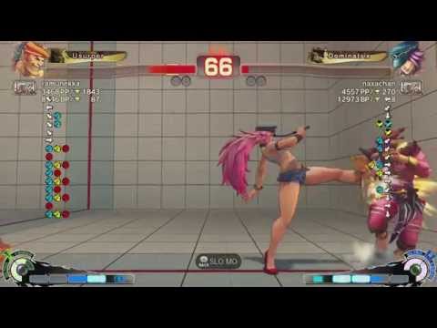 Ramunekka (Adon) vs Naxachan (Poison) - USF4 *60fps/1080p*